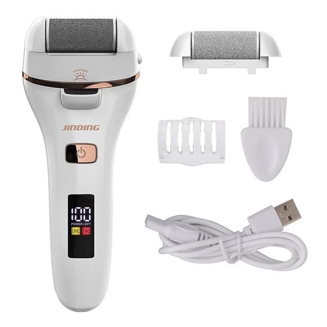 Pedicuro Elétrico Lixadora Elétrica Recarregável Lixa S/ Fio