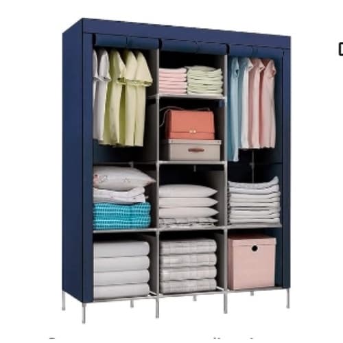 Guarda Roupa Dobrável Organizador Portátil Armário Lançamento na loja produto pronta enttega