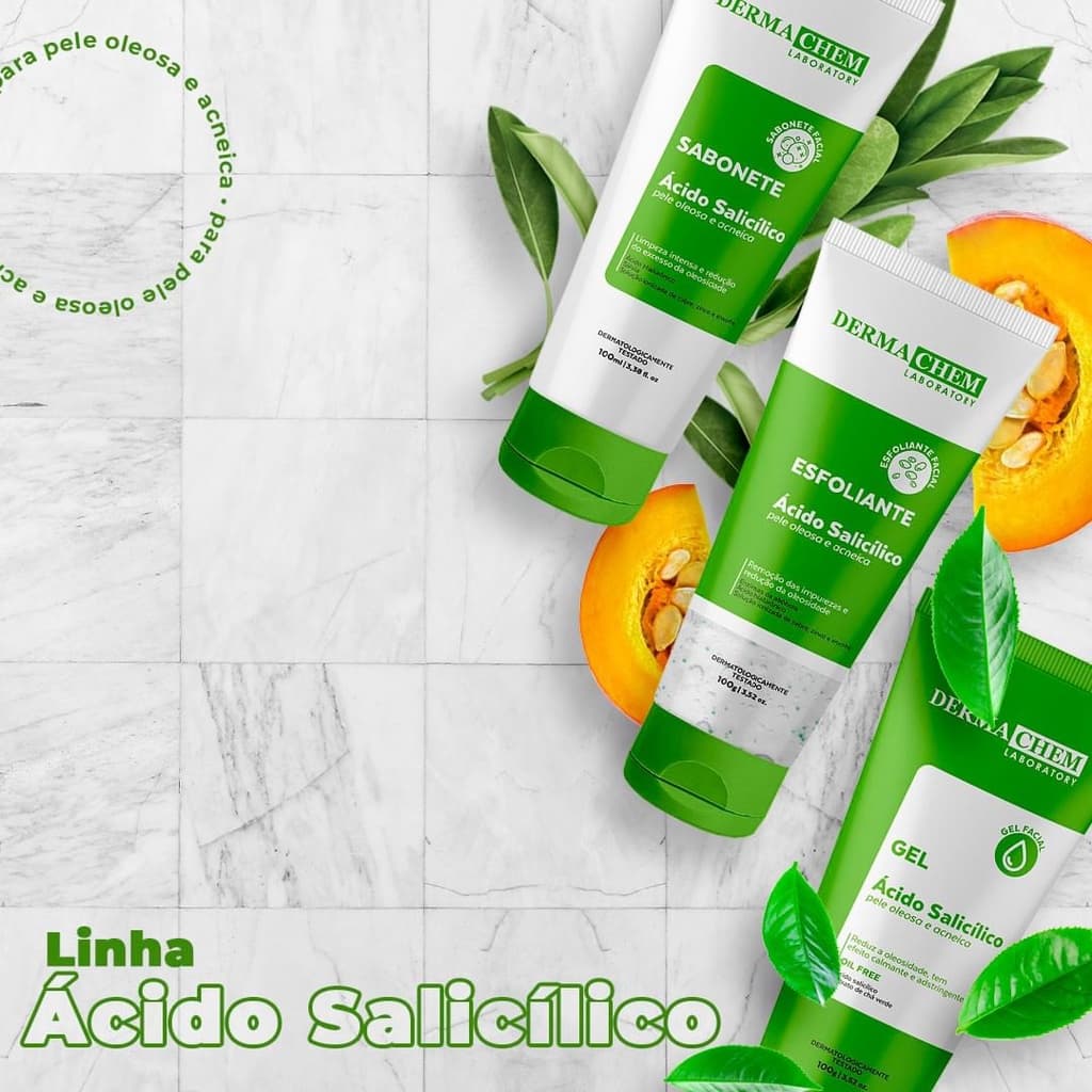 Kit Anti-oleosidade Peles mistas a oleosas, com tendência à acne e ajuda a prevenir cravos e espinhas
