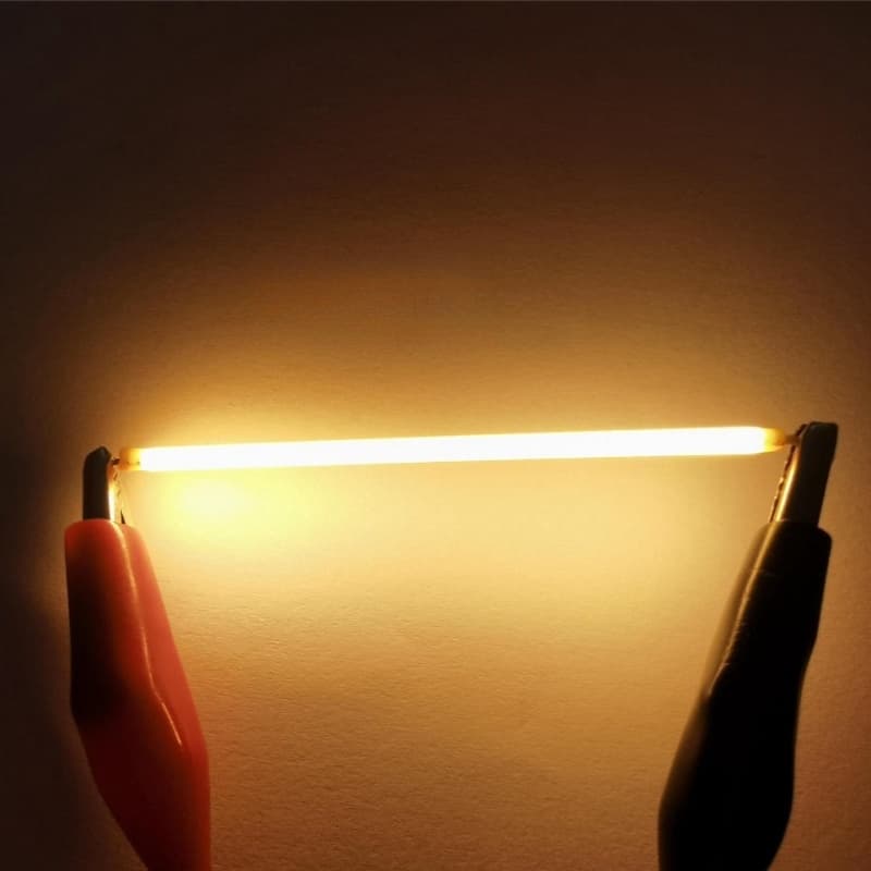 10Pcs DC 3V Led Cerâmica Filamento Duro De 2200K Branco Quente Vermelho Verde Azul Roxo Edison Lâmpada Incandescente Fonte De Luz Componente