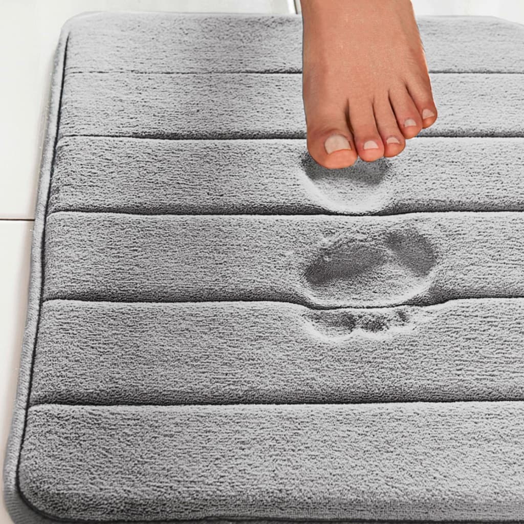 Tapete de Banheiro Antiderrapante Supersoft Macio Memória Camesa 60x40cm