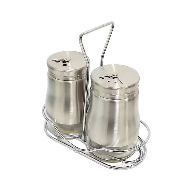 Porta tempero 2 peças aço inox - Dolce Home