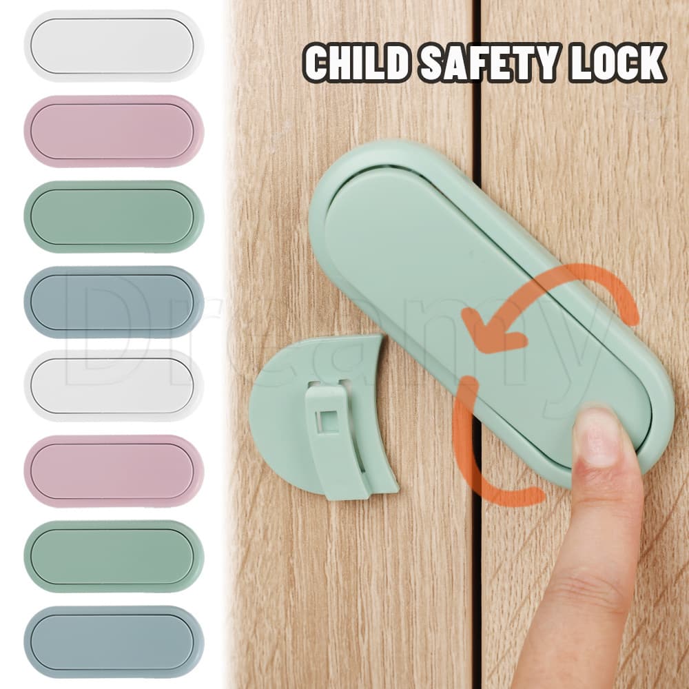 Fechadura De Proteção De Segurança Para Bebês De Alta Qualidade-Invisível Auto-Adesiva-Fivela Gaveta-Fecho Móveis Anti-Pinch Hand Portas De Armário Crianças