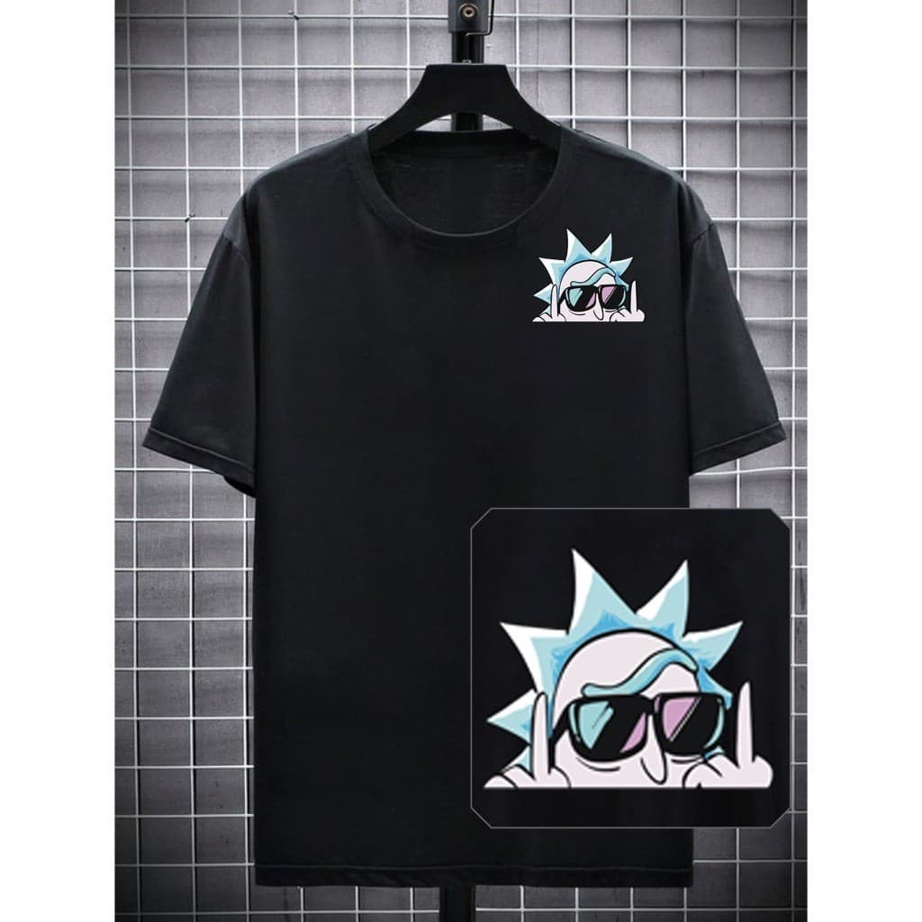 Camisa Camiseta Masculina Básica Moda Streetwear 100% Algodão Rick e Morty