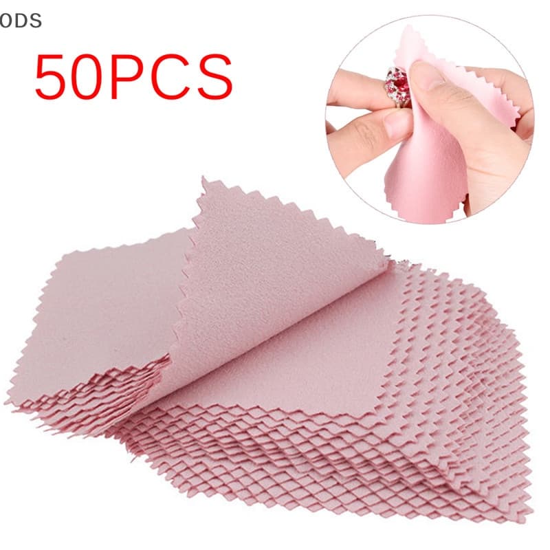 ODS 50 PCS Limpador De Pano De Polimento De Prata Jóias Anti-Tarnish Tool Ferramenta De Limpeza 2018 Silv