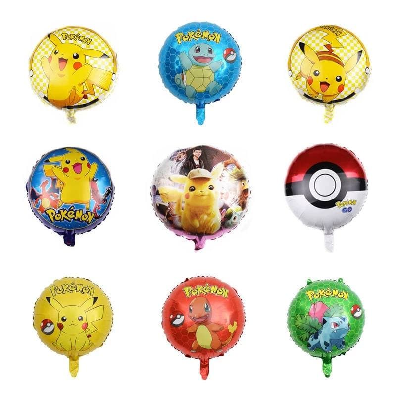18 polegada Pikachu Elf Filme de Alumínio Balão/Desenhos Animados Crianças Brinquedo Festa de Aniversário Decoração