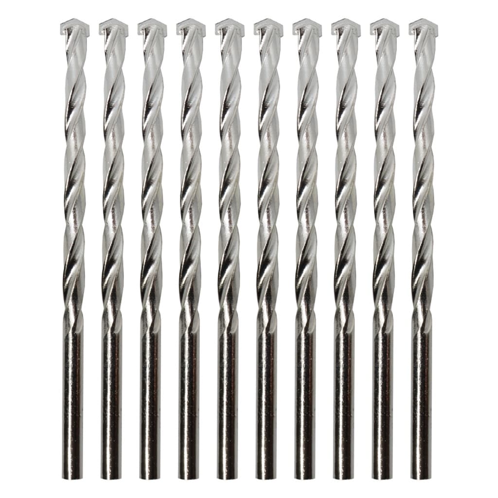 Broca Para Concreto 6X100MM Para Uso Em Furadeira Pcte C/ 10 Tradestar