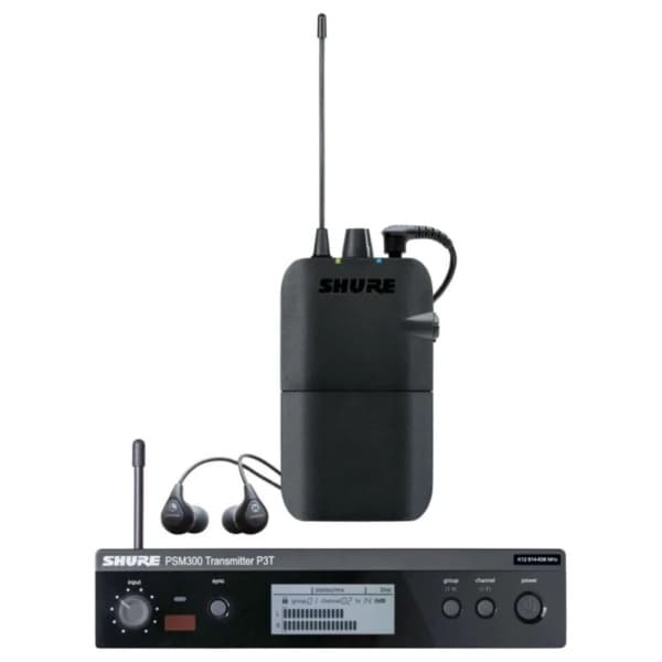 Sistema In Ear SHURE PSM 300 P3 TBR 112 GR C/ Fone SE 112