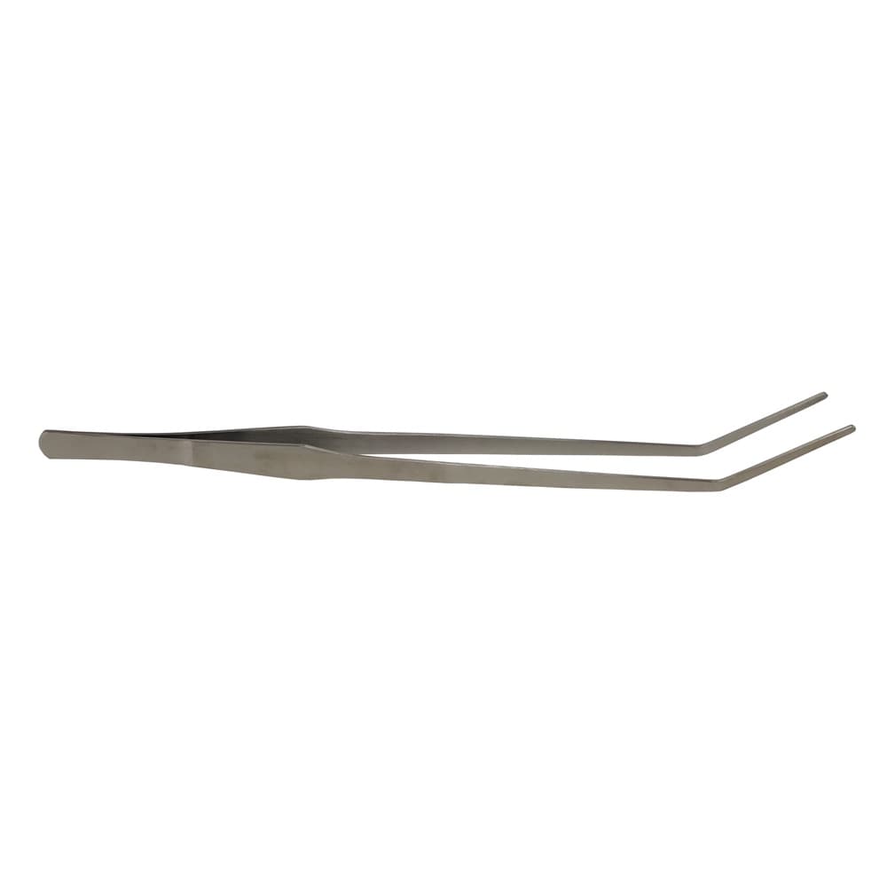 Pinça Curvada de Aço Inox Aleas AT-37W P/ Aquários Plantados