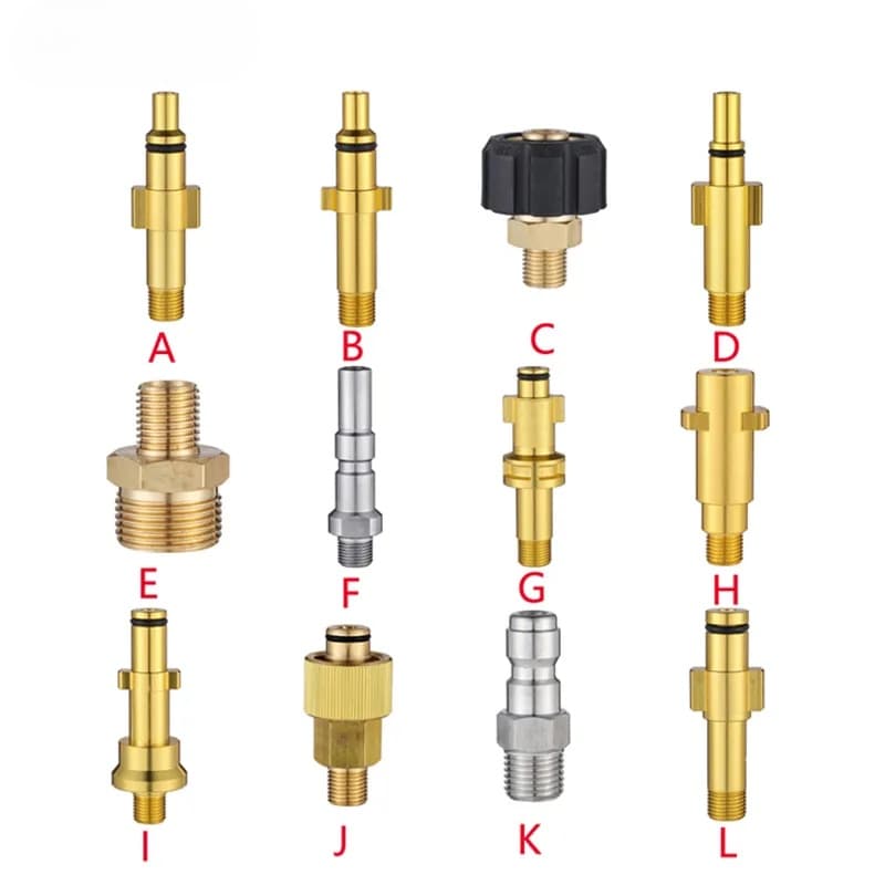 Adaptador De Rosca De Alumínio G1/4 , Encaixe De Substituição Compatível Com Acessórios De Fabricação De Espuma De Canhã