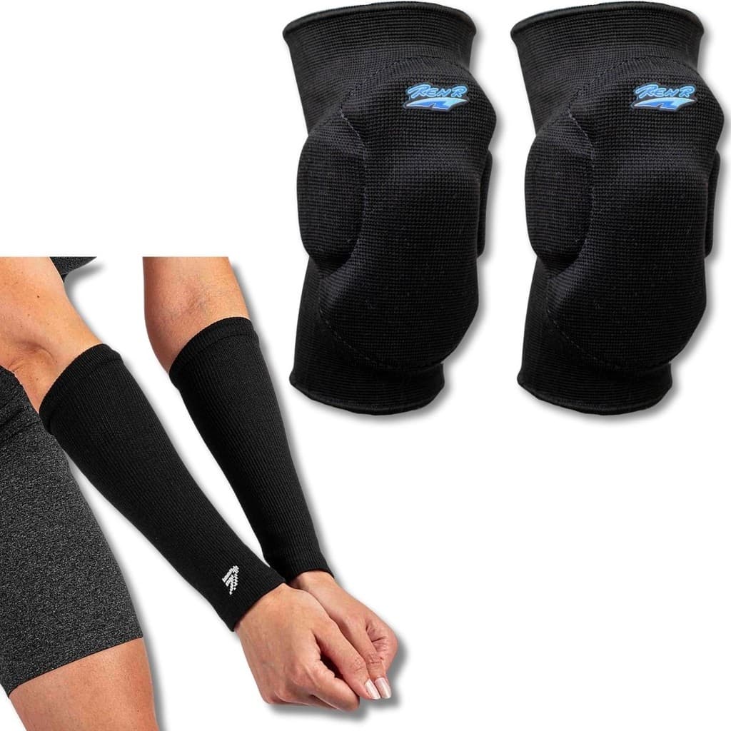 Kit  Vôlei Joelheira Rehr Manguito  Poker Power Profissional