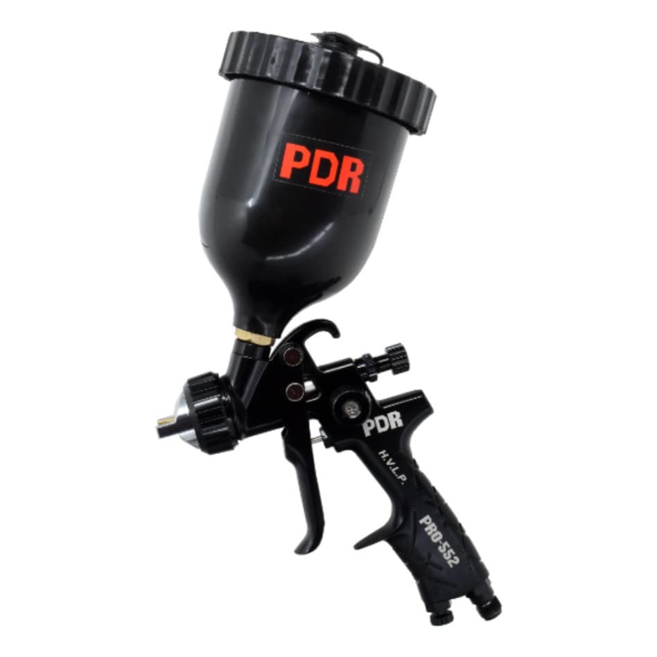Pistola De Pintura Profissional Hvlp 600ml 1,4mm Pro-552 Pdr COPO PRETO