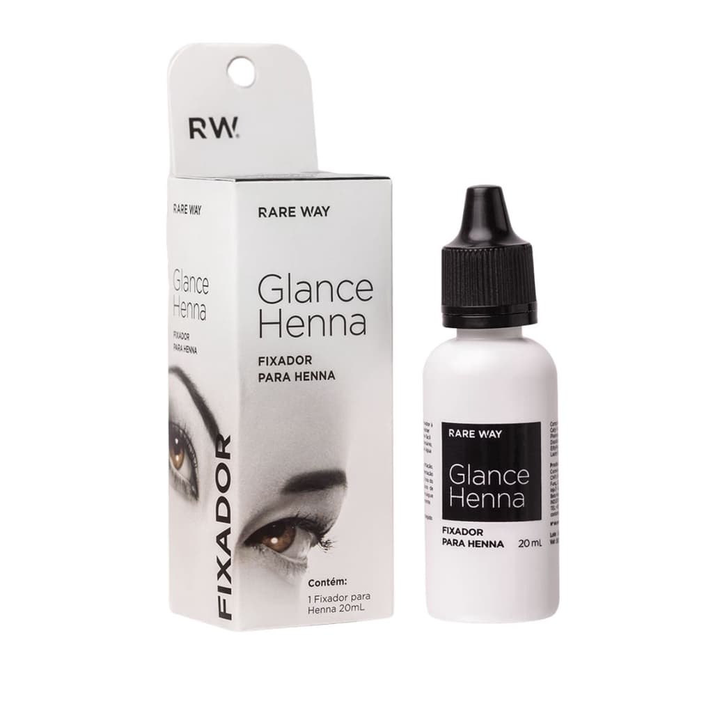 Fixador de Henna Glance Henna 20ml Rare Way