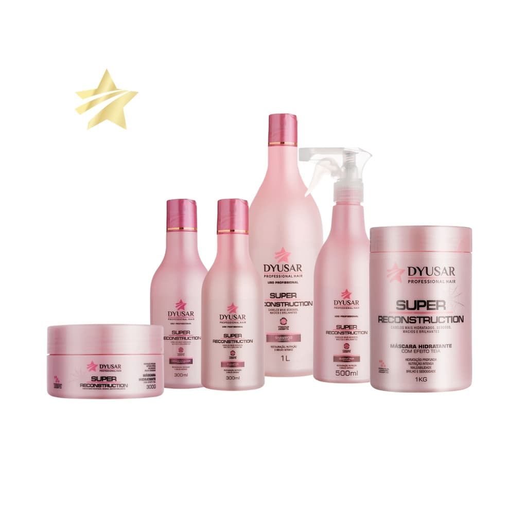 Kit Reconstrução Para Profissional 1KG E Cliente 300G