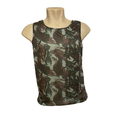 Camiseta Regata Camuflada Dry Fit Unissex