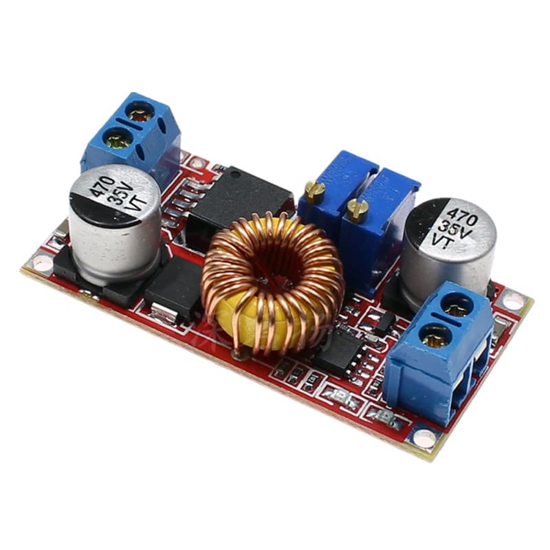 Módulo Carregador De Bateria De Lítio Li-lion 5V-32V A 0.8V-30V 5A LED Driver Step Down Buck Conversor Placa Tensão De C
