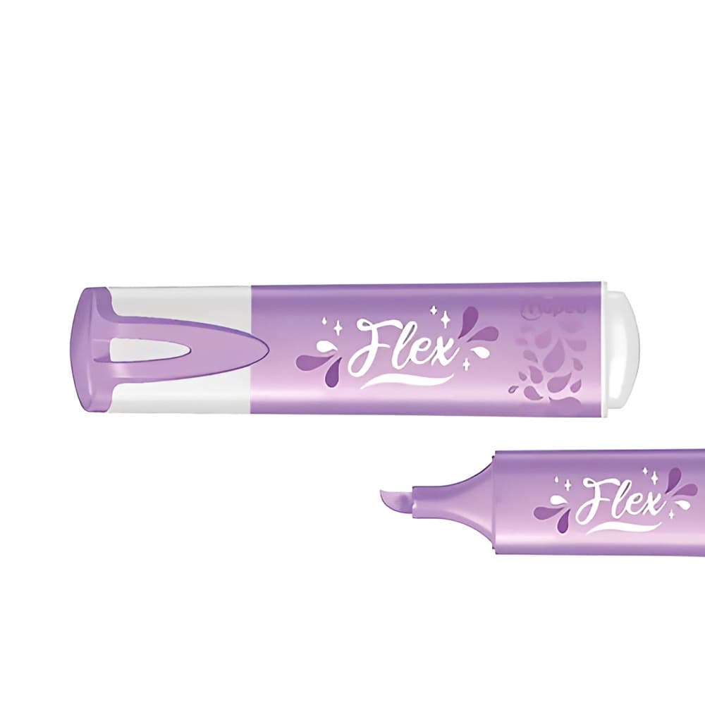 Marca Texto Maped Fluopeps Flex Roxo Pastel