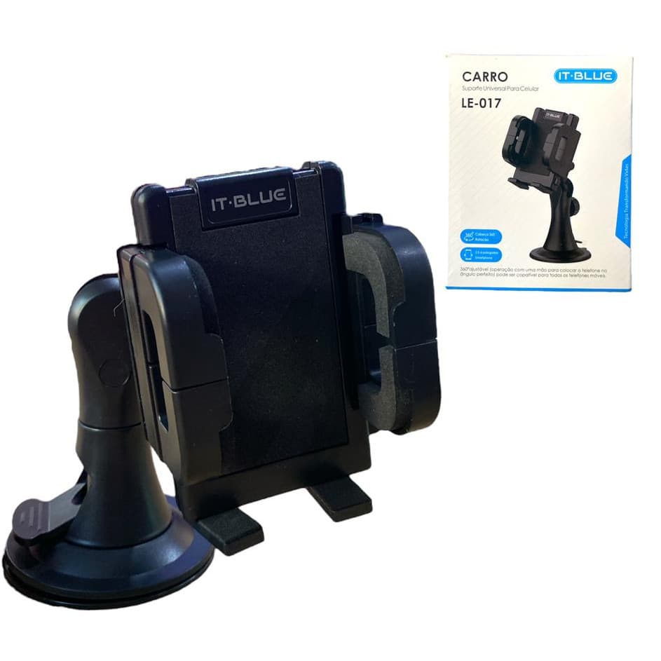 10 Suporte Veicular Celular Universal Ajustavel LE-017