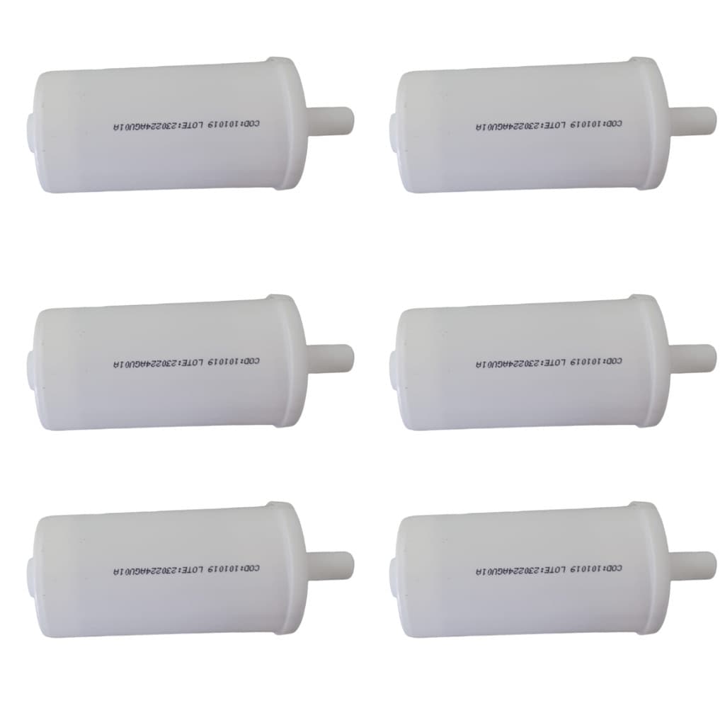 Kit 06 un Vela Refil Mil Para Filtro Torneira Bica Movel De Pressão