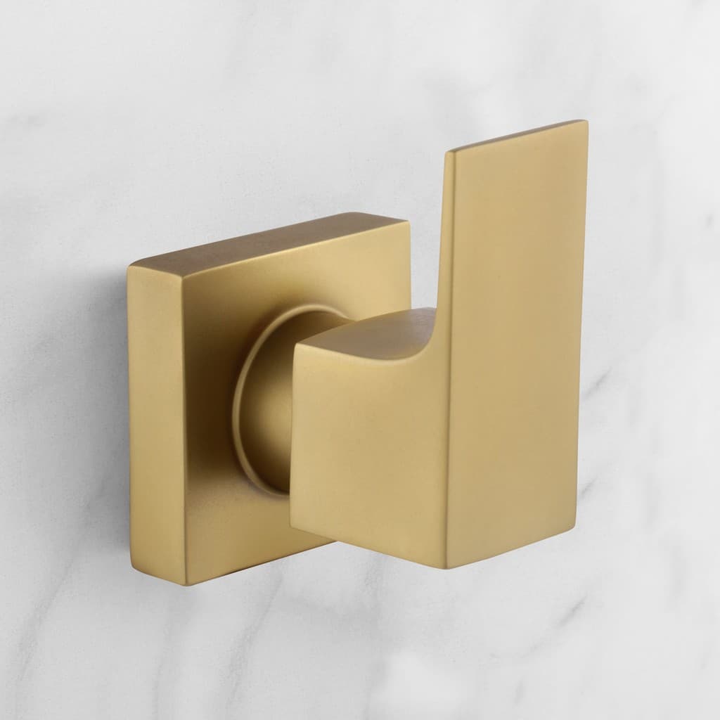 Acabamento Para Registro Chuveiro Banheiro Alavanca Quadrado Dourado Fosco Padrão Deca Metal 1/2" - 3/4" ou 1"