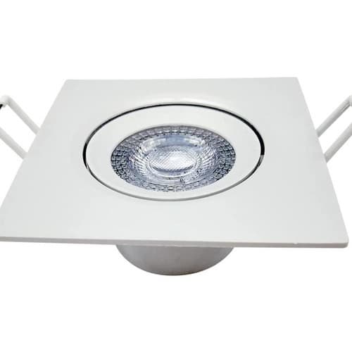 Led Spot 5w Quadrado Bivolt Avant 6500k Luz Branca