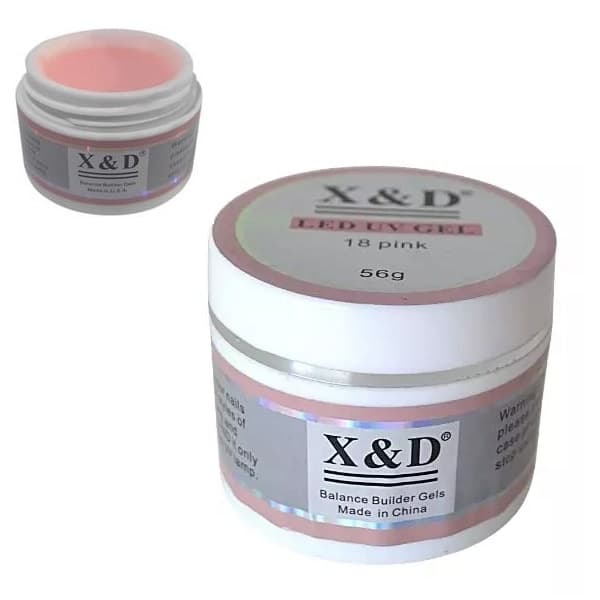 Gel X&D Construtor Alongamento 56 G Led Uv Acrigel Fibra Unhas XD