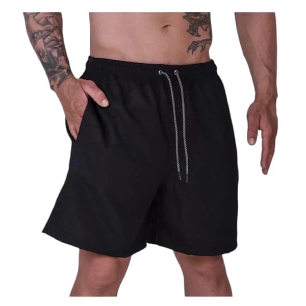 Bermuda Preta Masculina Força do Mar
