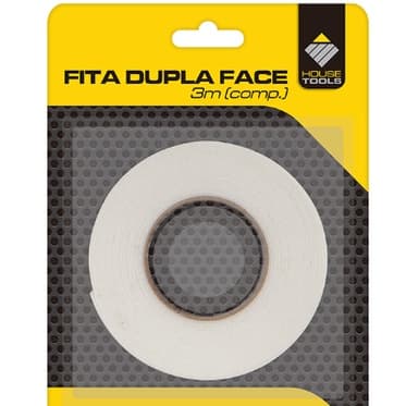 Fita Dupla Face Adesiva  Forte Espuma 15mm X 6 Metros