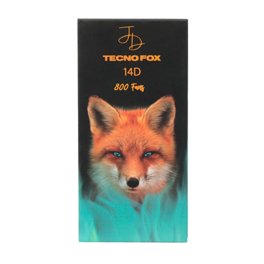 Tecno Fox 14D JD Lashes para Extensão de Cílios Fox Eyes | L 0.05 - Mix 8-13