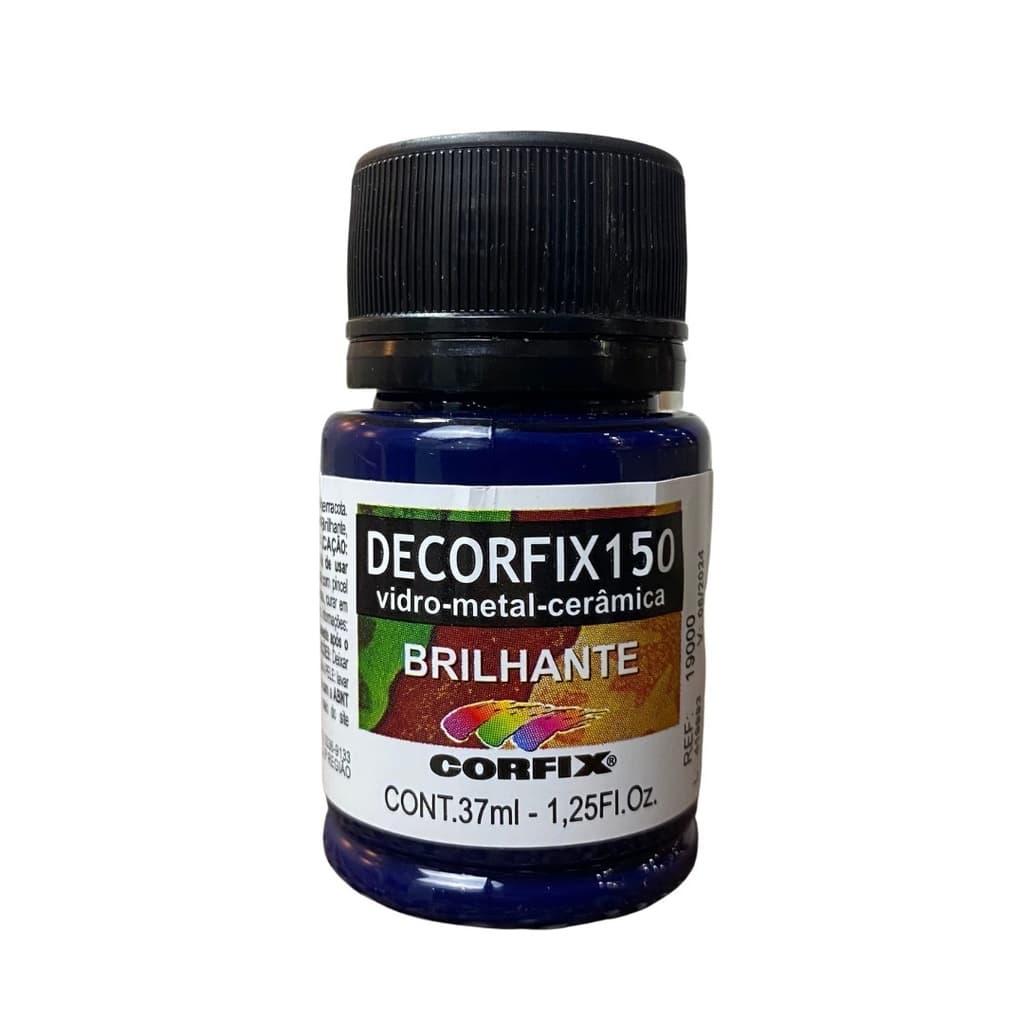 324 BRILHANTE | TINTA DECORFIX150 - 324 AZUL TURQUESA - 37ml