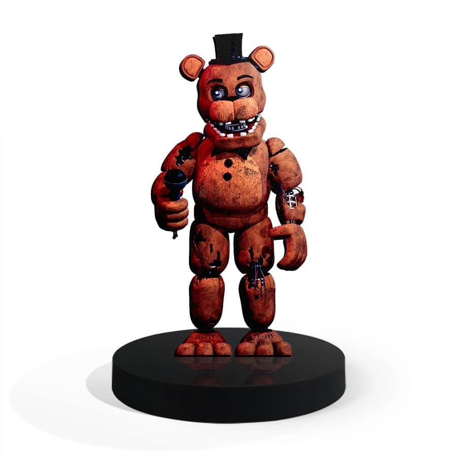 Totem Pequeno Boneco FNAF animatrônico Freddy Fazbear 7cm