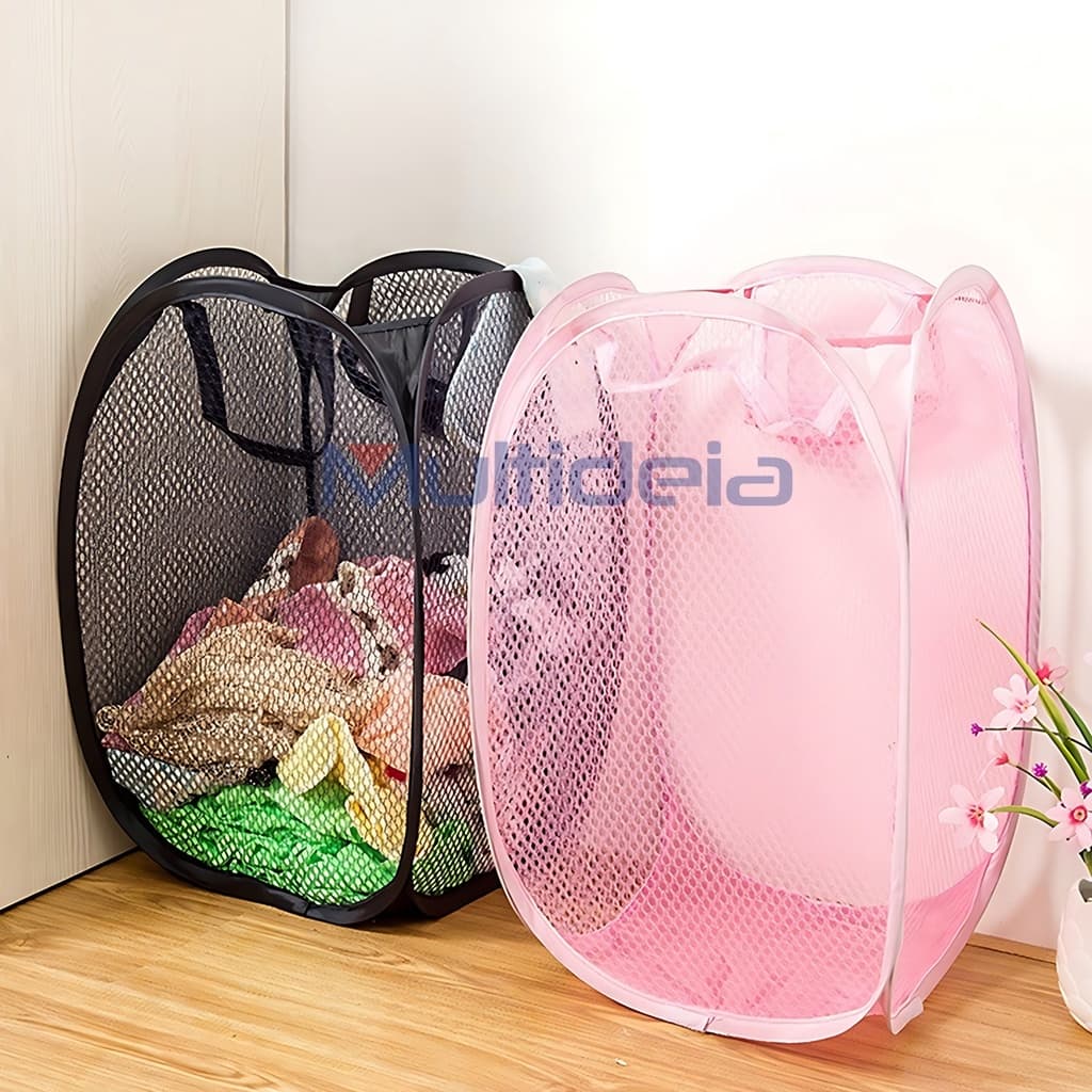 Cesto Organizador Para Roupas e Brinquedos Dobráve Multiuso  30*30*50CM