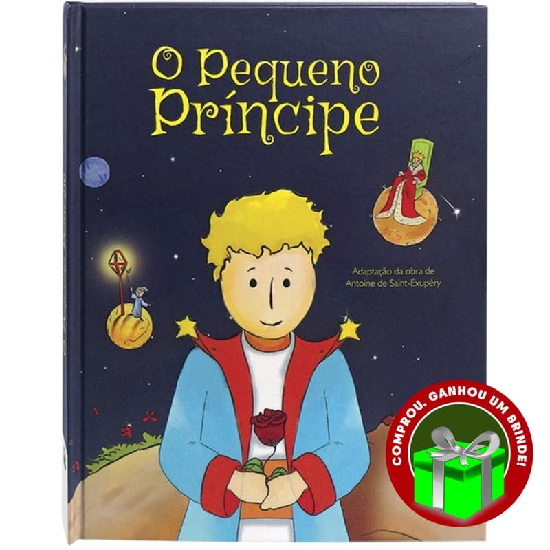 Livro O Pequeno Príncipe (Cartonado) SBN Crianças Filhos Infantil Desenho História Brincar