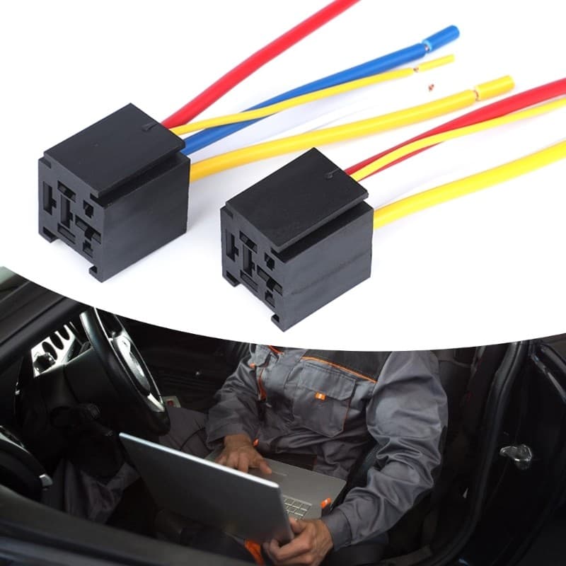 OMG * Chicote Soquete Relés Automotivos 80A À Prova Intempéries Design D E Poeira Aumenta O Desempenho