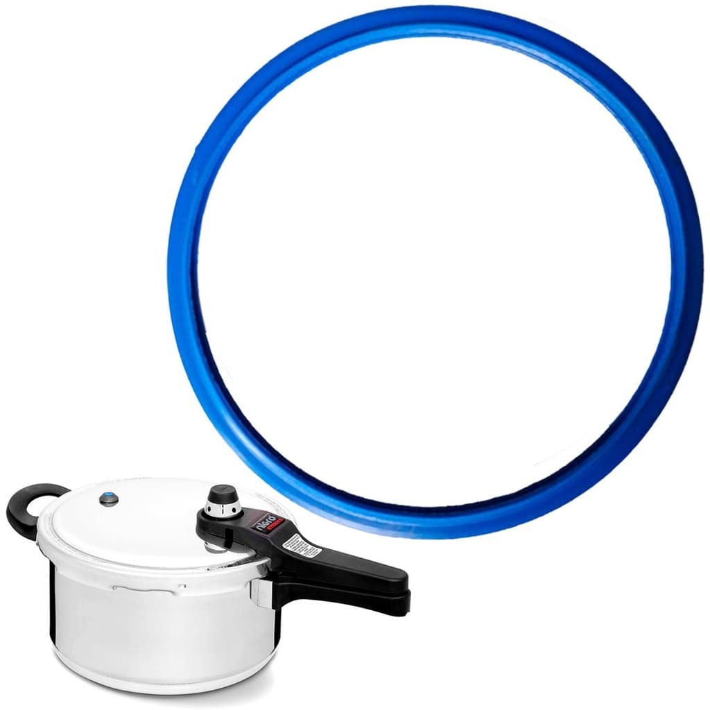 BORRACHA EM SILICONE PARA PANELA DE PRESSÃO NA COR AZUL