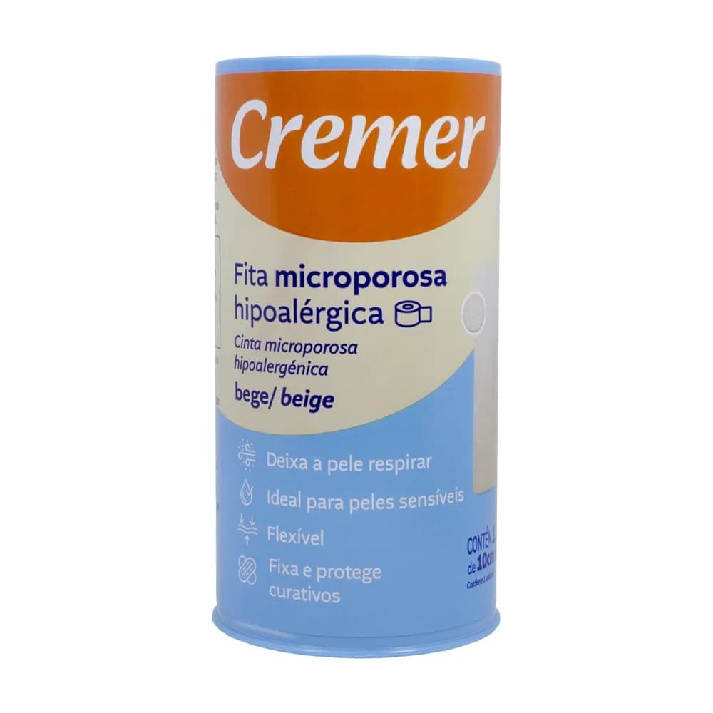 Fita Microporosa Bege 10cm x 4,5m Cremer