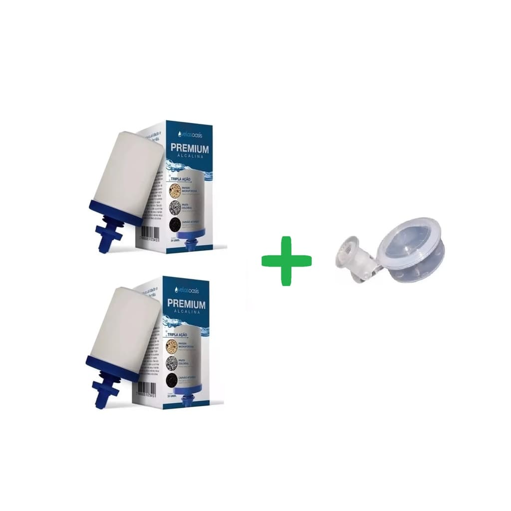Kit 2 Velas Tripla Acao Premium 1 Boia Para Filtro De Agua