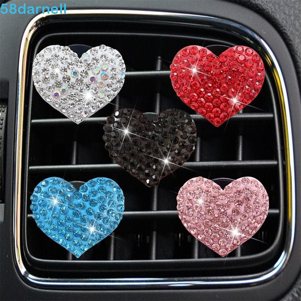 DARNELL Clipe De Carro Strass Decoração Interior Ornamento Automático Ambientador Difusor De Aroma