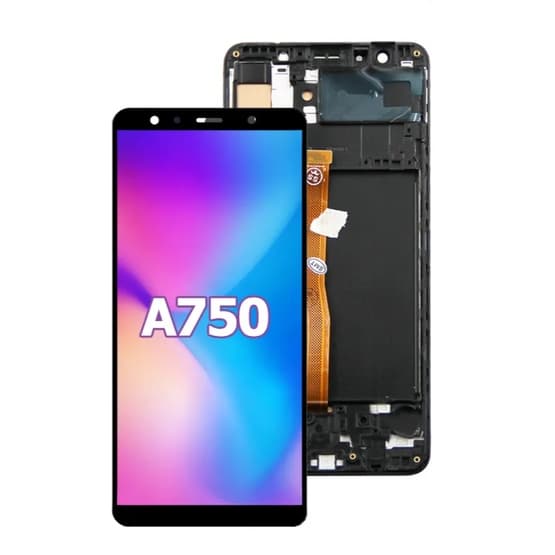 6.0'' Display A7 2018 Frontal Tela Compativel SM-A750F Nacional Lcd Com Aro Incell&Oled