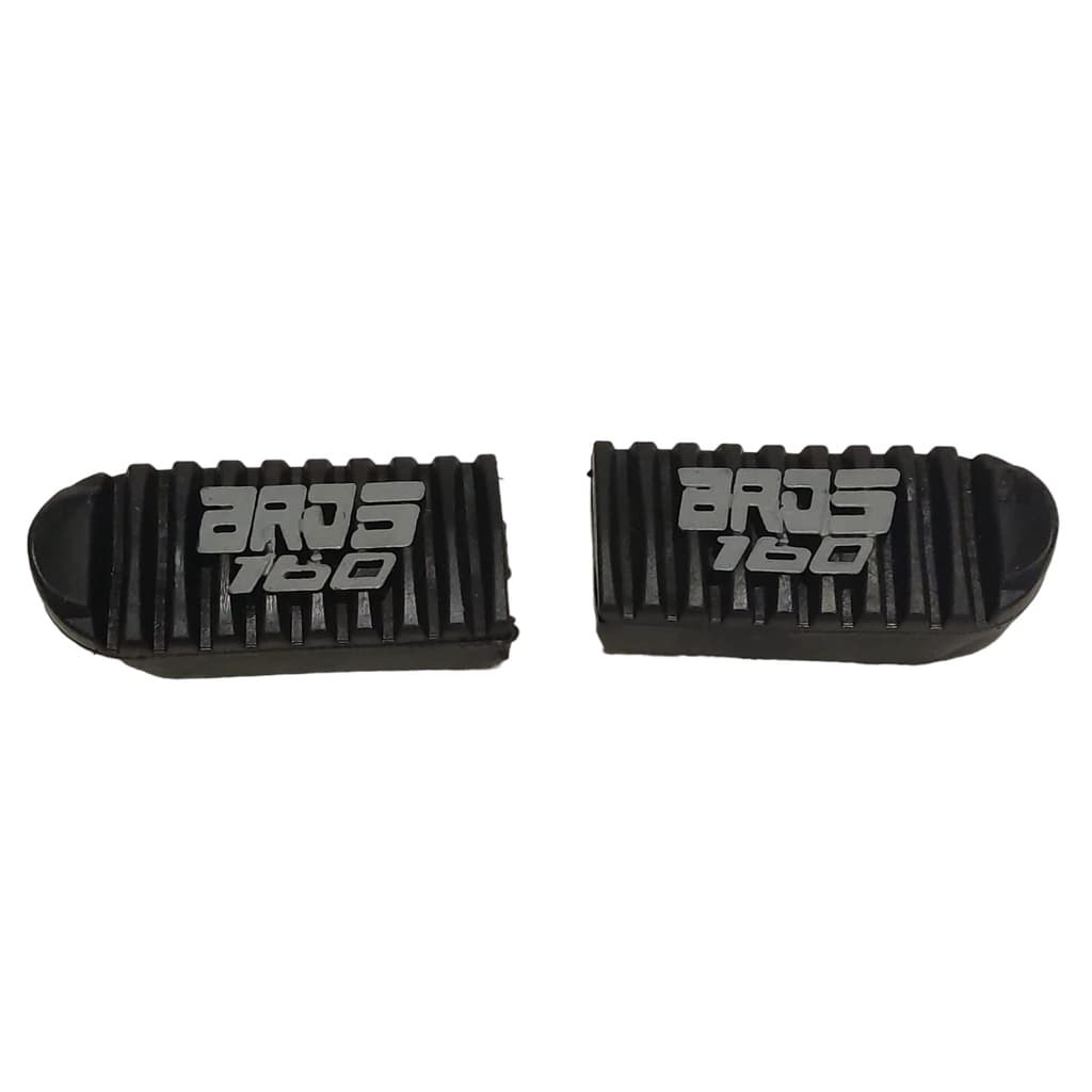 Borracha Pedaleira Estribo Personalizada Moto Honda Nxr 160 Bros