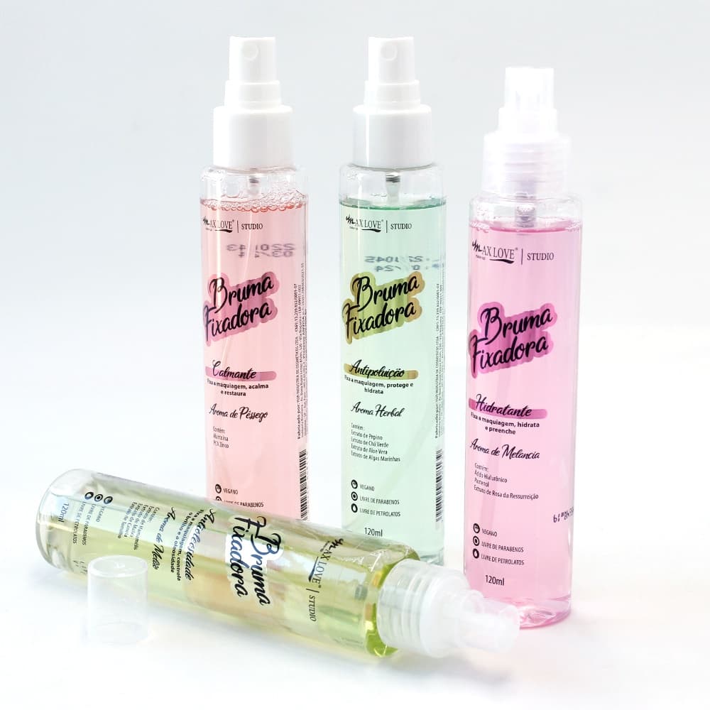 Bruma Fixadora Vegana com Aroma/Max Love 120 ml
