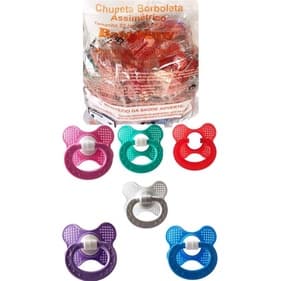 Chupeta Rendinha Bico Anatômico Pacote C/25 Uni Baby Nany