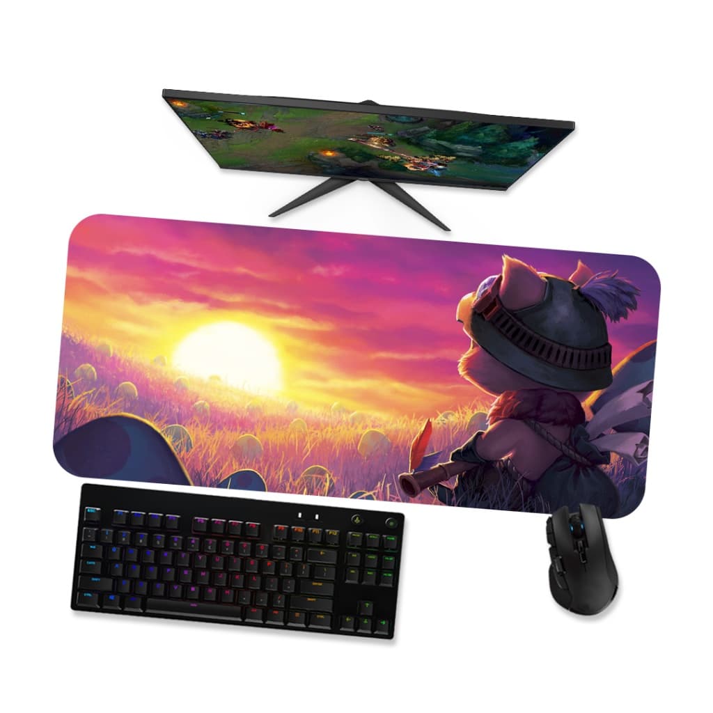 Mouse Pad Gamer Grande LoL TEEMO 1  LoL 90x40 80x40 60x40 70x30 45x40