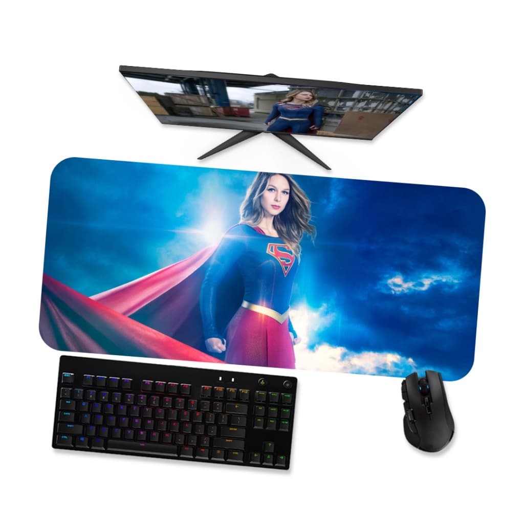Mouse Pad Gamer Grande MARVEL  SUPERGIRL 1 90x40 80x40 60x40 70x30 45x40