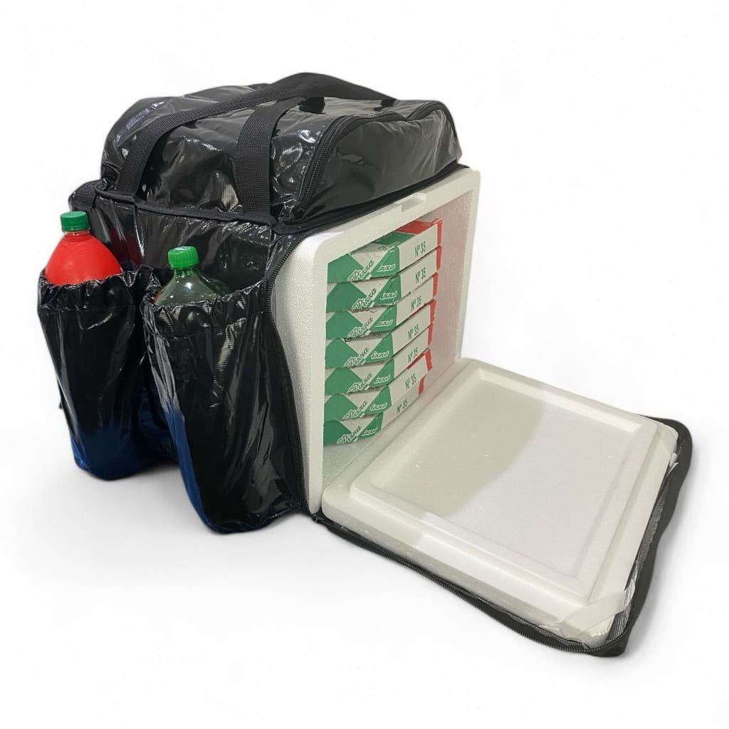 mochila Bag com isopor para entregas delivery Mochila termica ifood entrega impermeavel reforçada