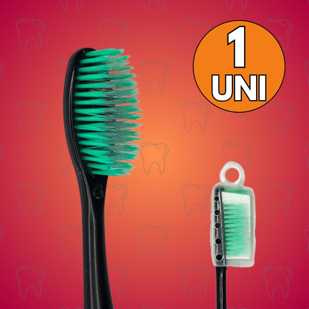 1 Un Escova De Dente Com Protetor Capa Protetora Higiene Bucal Macia