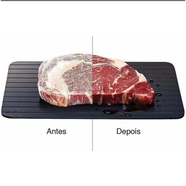 Tábua Mágica Descongelar Rápido Carne Frango Peixe Para Casa Cozinha Churrasco Sem Aquecimento