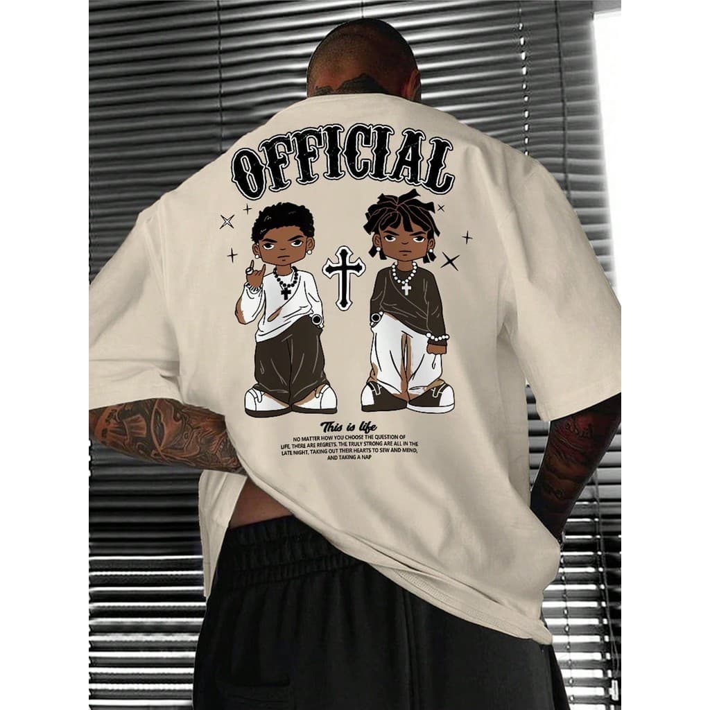 Camiseta Unissex OFFICIAL This Is Life Gangstar Streetwear Envio Rápido Qualidade Boa