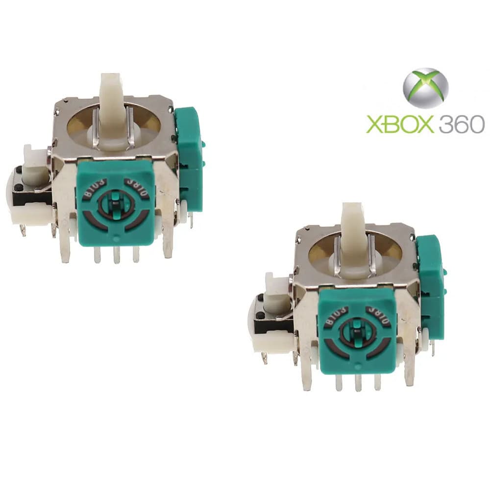 2x Botão Analógico 3d Direcional Compativel Controle de Xbox 360