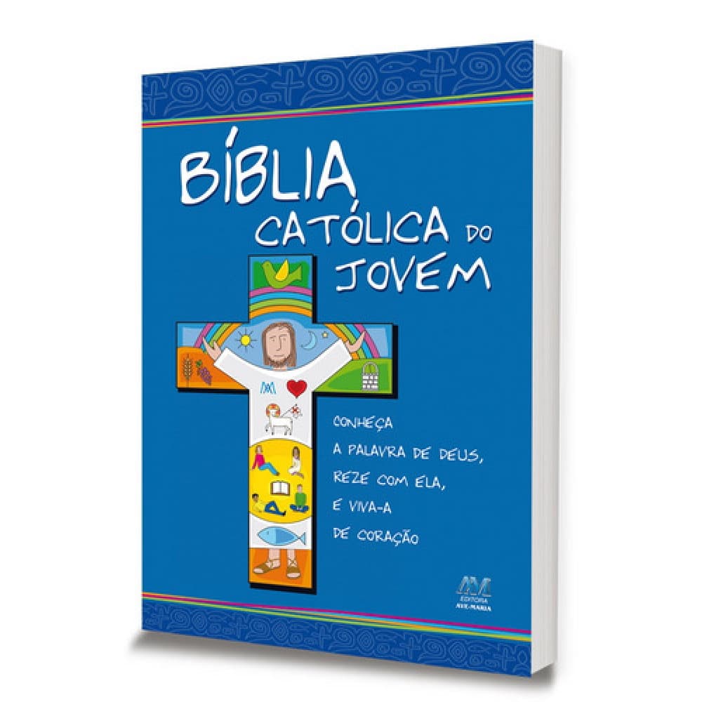 Bíblia Ave-Maria Católica Do Jovem Capa Plástica